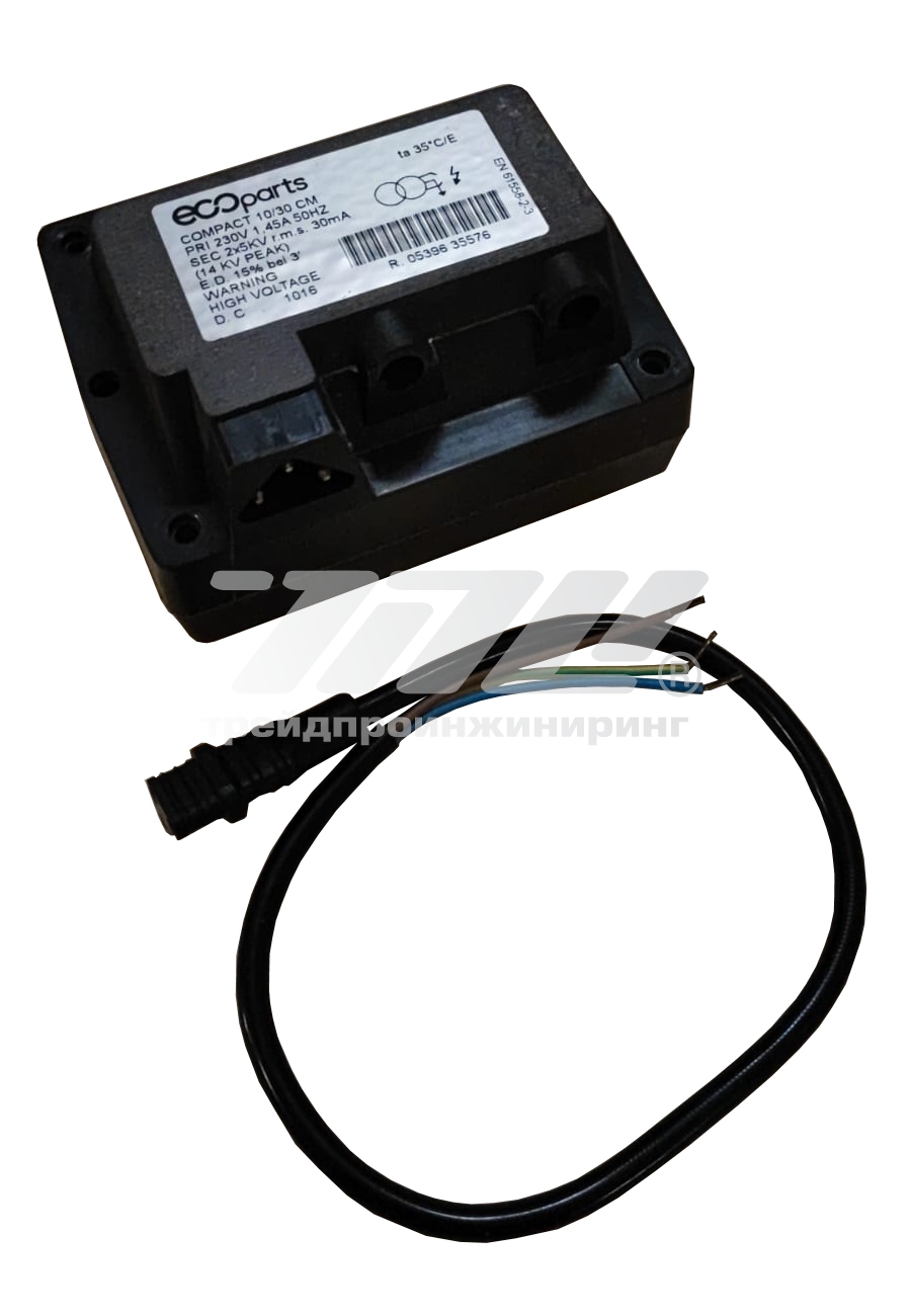Трансформатор запальный COMPACT 10/30 CM (ECOparts) с кабелем питания фото