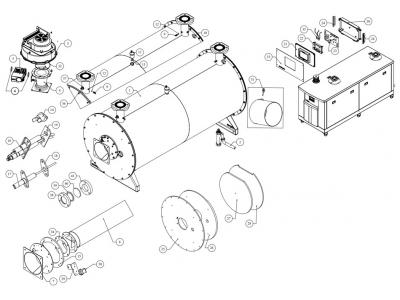 Запчасти для котлов ECODENSE FT-SS 950