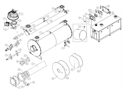 Запчасти для котлов ECODENSE FT-SS 1050