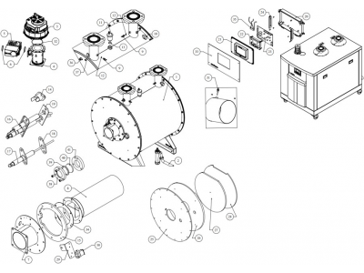 Запчасти для котлов ECODENSE FT-SS 350